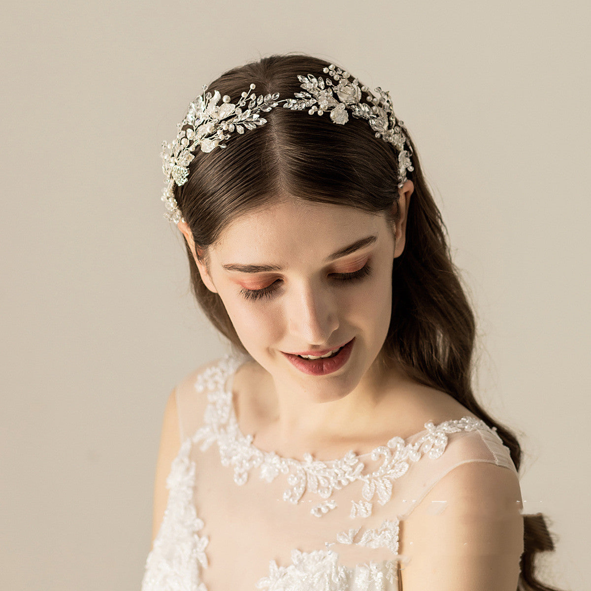 ✨Versatile Alloy Silver Wedding Hairband – Elegant Bridal Hair Accessory✨