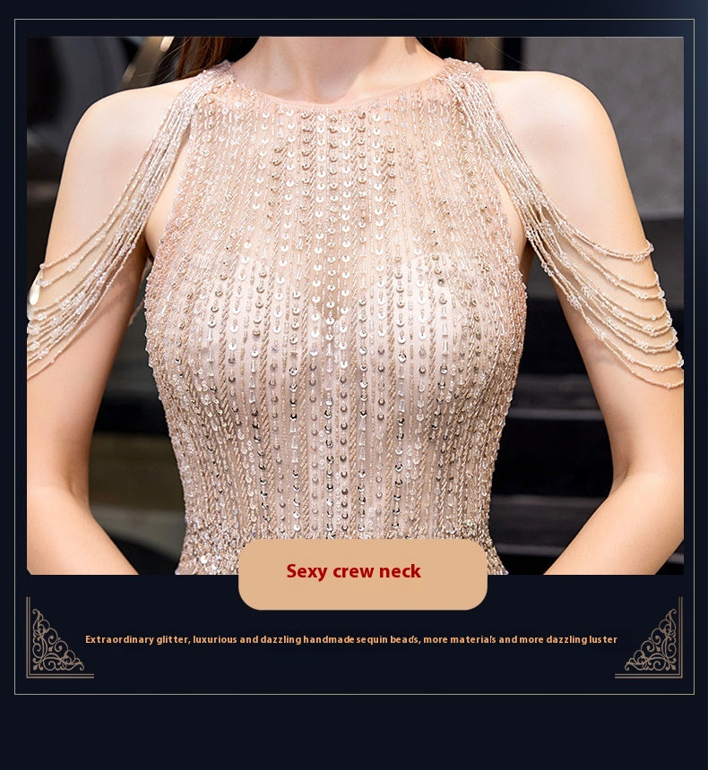 Evening Gown Female Banquet Temperament Host Fashion Formal Dress