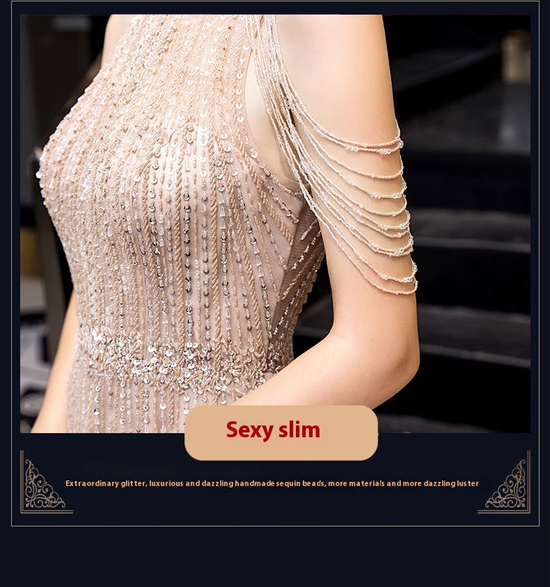 Evening Gown Female Banquet Temperament Host Fashion Formal Dress