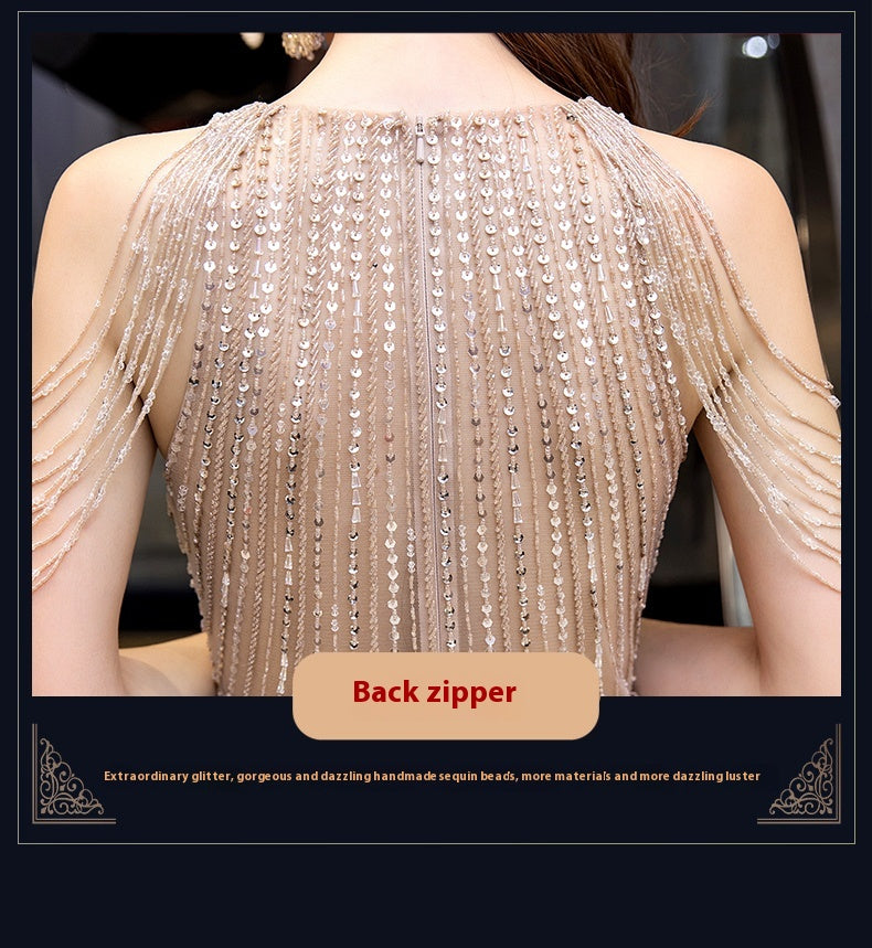 Evening Gown Female Banquet Temperament Host Fashion Formal Dress