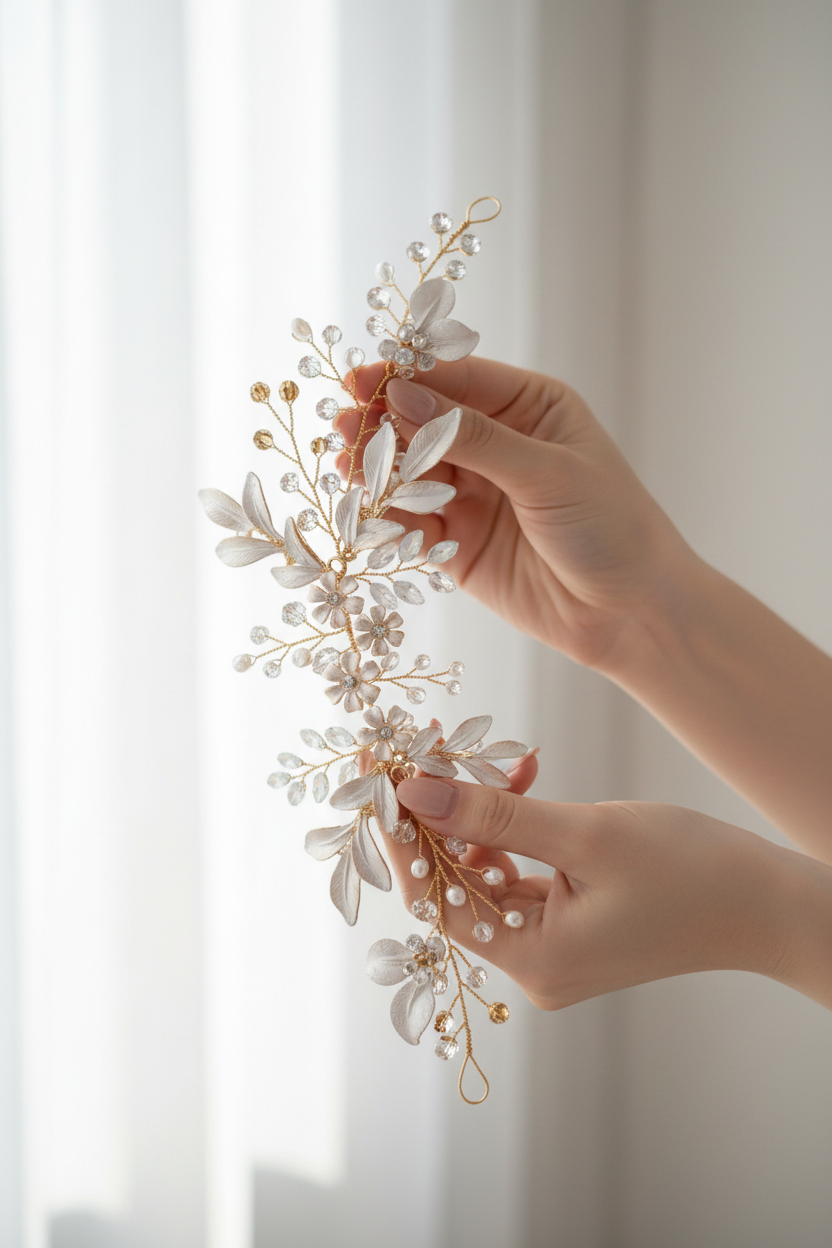 Alloy Crystals Japan & Korea Hair Accessories